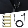 thumbnail image 3 of Mosiee Portable 1.5M Mic Microphone Hands-Free Microphone Speaker For Shure For Sony Wireless Multimedia Player Headworn Microphone New, 3 of 5