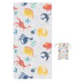 thumbnail image 3 of CSChome Serviette Design Boucle Cachée Serviette de Bain Portable pour Enfants Fibre Superfine Dessin Animé, 3 of 7