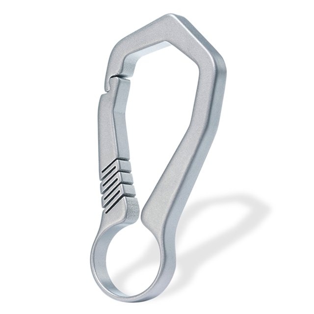 Outdoor Lightweight Titanium Key Chain Quick-release Key Ring Holder