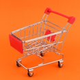 thumbnail image 1 of Mini Shopping Trolley Supermarket Cart Pet Toy Bird Parrot Intelligence Growth, 1 of 8