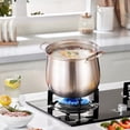 thumbnail image 2 of TACILIP Marmite en Acier Inoxydable, Marmite Tout Usage avec Couvercle et Poignée, Marmite Compatible Induction, Four, Cuisinière à Gaz et Lavable au Lave-Vaisselle, Gadgets de Cuisine, 2 of 6