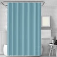 thumbnail image 4 of Uuiauoio Shower Curtain Waterproof & Mildew Proof - Polyester Bathroom Partition with Grommets, Punch-free Light Transmitting And No Transparent Bathroom Partition Curtain, Easy to Clean, 4 of 8