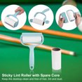 thumbnail image 4 of Unique Bargains Pool Table Cleaning Brush Set Table Brush Rail Brush Cue Cleaning Cloth Sticky Lint Roller Spare Core Wine Red, 4 of 7