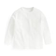 thumbnail image 4 of SERTG Chandail de Base pour Enfants à Col Roulé/col Rond Uni Chaud à Manches Longues sous-Vêtement Unisexe Chandail de Base Couche de Base pour Enfant et Enfant (Blanc#1, 2 Ans), 4 of 6