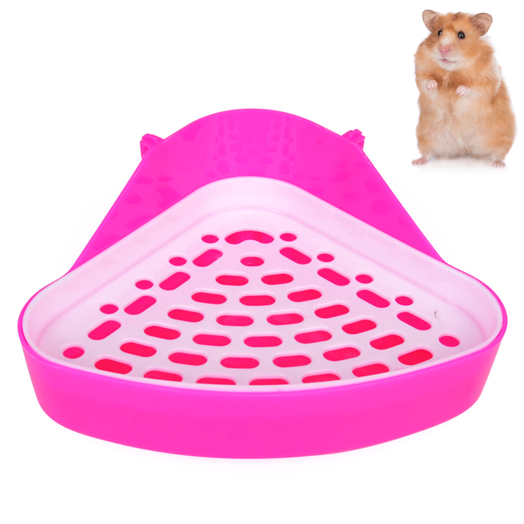 Pet Toilet Portable Pet Training Toilet Rat Toilet Small Animal Triangle Toilet