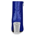 thumbnail image 3 of Unique Bargains Women's Clear Block Heel Glitter Ankle Booties, 3 of 6