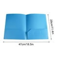 thumbnail image 1 of File Folders Letter Size,Folders for Documents Plastic Folders with Pockets Heavy Duty Pocket Folders Letter Size File Folders for Documents Office School Folders with Pockets, 1 of 5
