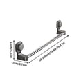 thumbnail image 3 of Dpityserensio Towel Rack Suction Cup Strong Punch-free Bathroom Towel Rack Wall Hanging Bathroom Shelf, 3 of 3