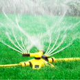 thumbnail image 2 of Decodeary Lawn Sprinkler Yard Sprinkler System 20mm Adjustable Rotating Arms, Features Weighted Base, Expandable, Easy to Use, 2 of 9