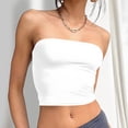 thumbnail image 5 of Timegard Womens Tube Tank Tops Sleeveless Strapless Crop Tops Basic Backless Top Going out Cute Summer Shirts, 5 of 5