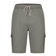 thumbnail image 4 of Weiqiqre Shorts Men Linen Shorts Casual Drawstring Summer Beach Shorts, 4 of 6