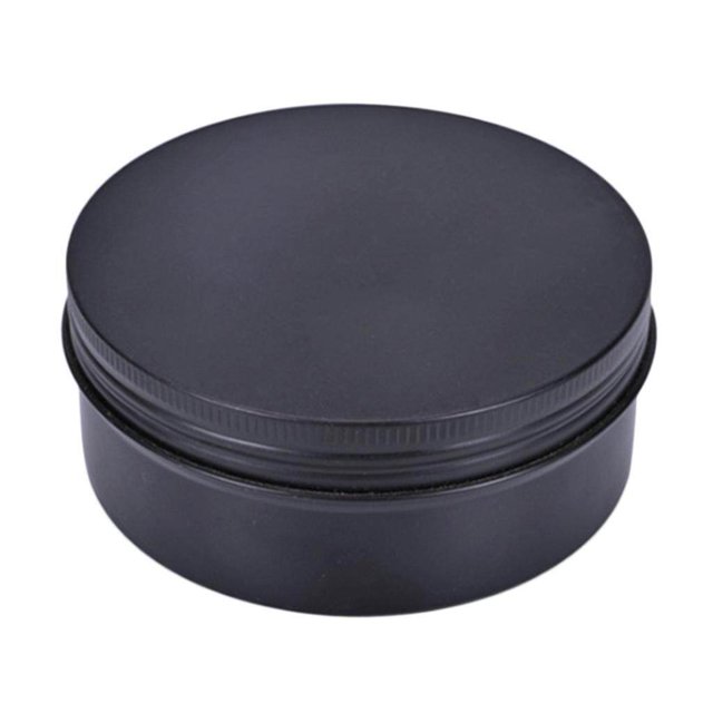 pitrice 5pcs Empty Aluminum Tin Jars Cosmetic Screw Lid Containers Lip Balm Cans 250ml