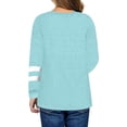 thumbnail image 5 of WEIYLL T-Shirts à Manches Longues pour Filles, Poignets, Col Ras du Cou, Patchwork, Chauds, Doux, Hauts de Sport pour 7-8 Ans, 5 of 5
