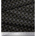 thumbnail image 2 of Soimoi Polyester Crepe Fabric Crossbones & Skull Shirting Decor Fabric Printed Yard 52 Inch Wide, 2 of 3