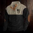 thumbnail image 1 of Chandail Sans Capuche pour Homme à Manches Longues, Col Ras du Cou, Chandail à Enfiler pour un Confort et un Style Quotidiens avec une Ambiance Mode Urbaine Décontractée, 1 of 4