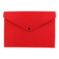 thumbnail image 1 of ZTTD Felt File Folder, Durable Briefcase, Document Bag, Paper File Folders, Portfolio Case, Letter Envelope, Handbag Button Closure, for Office Home S-chool Stationery (Z06-Red), 1 of 8