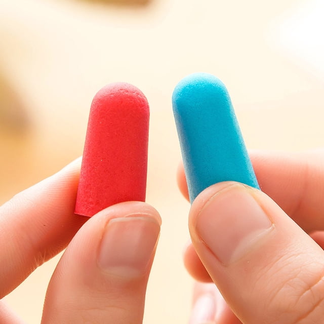 10 Pair Colorful Earplugs Sleeping Plugs Noise Reduction reductoin sleeping plugs Colorful Soft Foam Ear Protection Learning Accessories