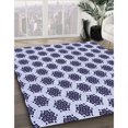 thumbnail image 3 of Ahgly Company Tapis d'Intérieur Lavable en Machine Carré Transitionnel Bleu Céleste, 3 Pieds Carré, 3 of 7