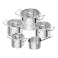 thumbnail image 1 of ZWILLING Pro 9 Piece Cookware Set 5 Piece, 18/10 Stainless Steel, 1 of 11