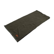Fleece Sleeping Bag Liner With Zipper, Portable Adult Sleep Sack, Soft and Warm Travel Sheets for Cold Weather, Sleeping Bag Blanket for Hotel Backpacking Camping, Black