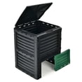 thumbnail image 1 of Gymax 80 Gallon Compost Bin Garden Waste Container Grass Food Trash Barrel Fertilizer, 1 of 10