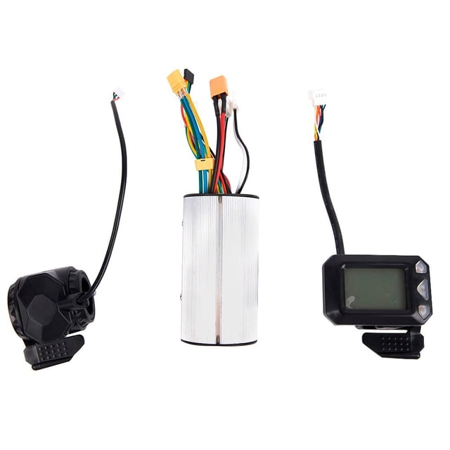 5.5in Carbon Fiber Electric Scooter Bike 24/36V Controller LCD Monitor Brake Set