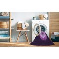thumbnail image 2 of Ahgly Tapis Rectangulaire Lavable en Machine Intérieur Transitionnel Violet, 7 Pieds x 10 Pieds, 2 of 7