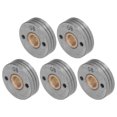 thumbnail image 3 of Weld Wires Roller, Compact Size Wire Feeder Wheel 5PCS Fine Machining  For BINZEl 15AK 24KD 36KD, 3 of 8