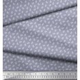 thumbnail image 2 of Soimoi Polyester Crepe Fabric Anchor Hook Nautical Print Fabric by The Yard 42 Inch Wide, 2 of 3