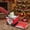 Red, variant on Bowayaoa Non Woven Storage Box with Lid, Christmas Stool & Toy Organizer, Foldable Decorative Storage Bin for Living Room, Nursery, Holiday Gift
