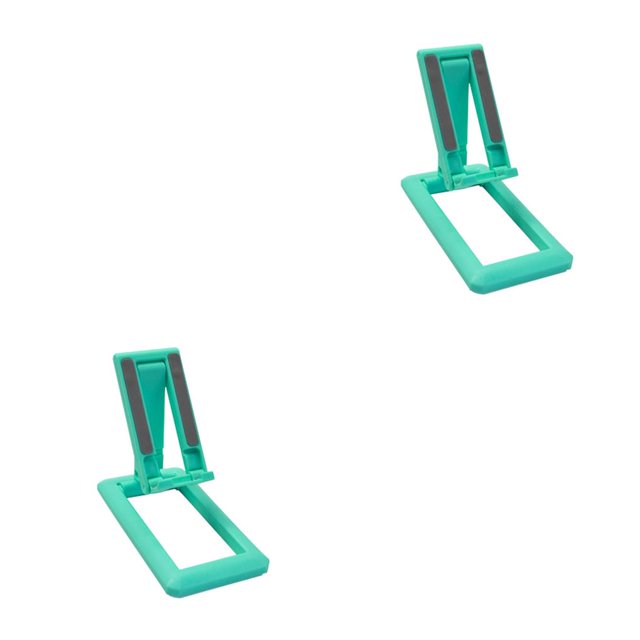 Wisewang Phone Holder Retractable Desktop Tablet Bracket Tablet Bracket Plastic Non-slip Plastic Non-slip Mobile Stand for Home Office Green 2Set