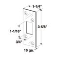 thumbnail image 2 of Prime Line Produits Pêne Dormant pour Porte STRBS Brs E 2235, 2 of 2