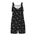 thumbnail image 4 of Penkiiy Combinaison Décontractée Sans Manches pour Femme, Polyester, Noir, Taille M, 4 of 6