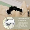 thumbnail image 4 of Rod Desyne 1 inch Blackout 48-84 inch-Black Single Curtain Rod Set, 4 of 4
