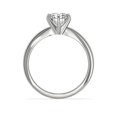 thumbnail image 2 of 1.00 Ct Round Shape Natural Diamond Beautiful Wedding Ring for Women Solid 14K White Gold Size 7, 2 of 8