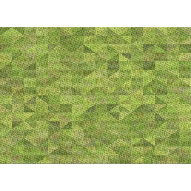 Ahgly Company Machine Washable Indoor Rectangle Transitional Pistachio Green Area Rugs, 8' x 10'