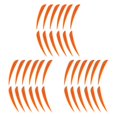 thumbnail image 1 of ZheElen 12pcs 3inch Archery Turkey Feathers Fletchings Vanes Orange 3 Inch 3Set, 1 of 6