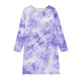 thumbnail image 2 of RXIRUCGD Robe Extensible à Manches Longues pour Filles Robe de Récital Scolaire à Ligne Tournoyante ( Camouflage, Taille : 7-8 Ans ), 2 of 4