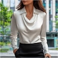 thumbnail image 1 of RKSTN Hauts pour Enseignantes Haut/chemise à Manches Longues à Col Rond Uni pour Femmes, Tenue d'École pour Enseignantes, 1 of 7