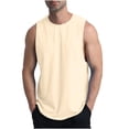 thumbnail image 1 of Timegard Workout Top for Women Crewneck Solid Color Sleeveless Basic Tee Breathable Athletic Shirts Top, 1 of 6