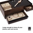 thumbnail image 2 of Umbra Stowit Jewelry Box,Black/Walnut, 2 of 7