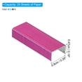 thumbnail image 2 of Unique Bargains Staples for Stapler, 4 Pack(1000Pcs Staples Per Pack) #10 Mini 3/16 Inch Staples Rose Red/Blue/Yellow/Green, 2 of 7