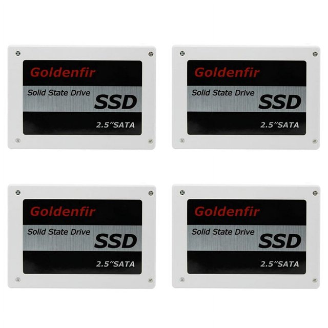 4X Sapin d'or SSD 128GB SSD 2.5 Disque dur Disque disque Disques d'état solide 2.5Inch Interne SSD