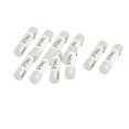 thumbnail image 1 of Uxcell 10 Pcs 500V 20A White Low Breaking Capacity 0.39'' x 1.49'' Cartridge Ceramic Fuses, 1 of 3