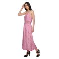 thumbnail image 4 of Moomaya WoMen's Spaghetti Strap Side Slit Dress Plus Size Printed Clothing, 4 of 6