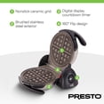 thumbnail image 3 of Presto FlipSide Belgian Waffle Maker, Ceramic Kitchen Appliance, 7 Inch, Black, 3 of 11