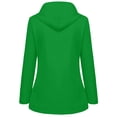 thumbnail image 5 of Kcodviy Womens Rain Jacket with Womens Winter Jackets Hood Lightweight Long Sleeve Woman Jackets Windbreaker Zip Up Drawstring Womens Windbreaker Jackets Raincoat with Pockets, 5 of 5