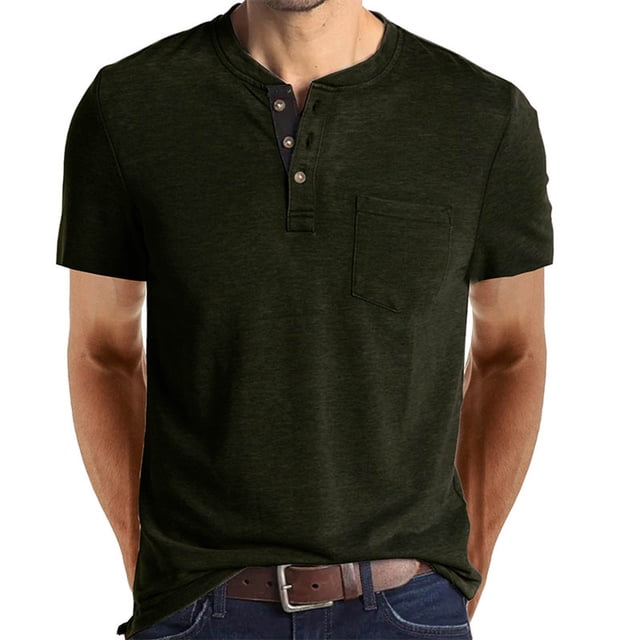 Matoen Homme T-Shirt Blouse Basique Uni Uni à Manches Courtes Musclé Robuste Haut