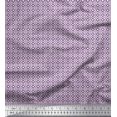 thumbnail image 1 of Soimoi Velvet Fabric Geometric Small Print Fabric by Yard 58 Inch Wide, 1 of 3