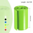 thumbnail image 2 of Unique Bargains 103mm Flat 4m Light Green PVC Heat Shrink Tube Wraps Battery Wrap for Big Battery Pack, 2 of 5
